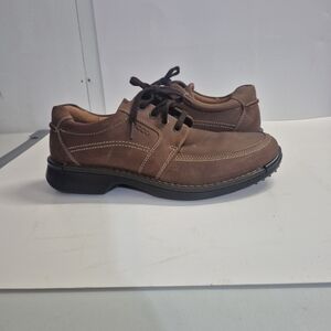 Real Leather Ecco Fusion II Tie Shoes Size 10 USA/44EU